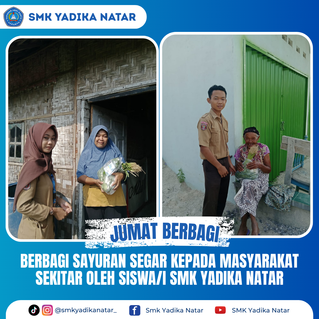 JUMAT BERKAH ( BERBAGI SAYUR SEGAR )